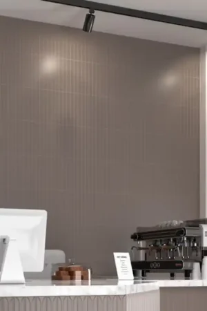Affaire À Saisir Carrelage effet zellige 5x40 cm HOPP TAUPE